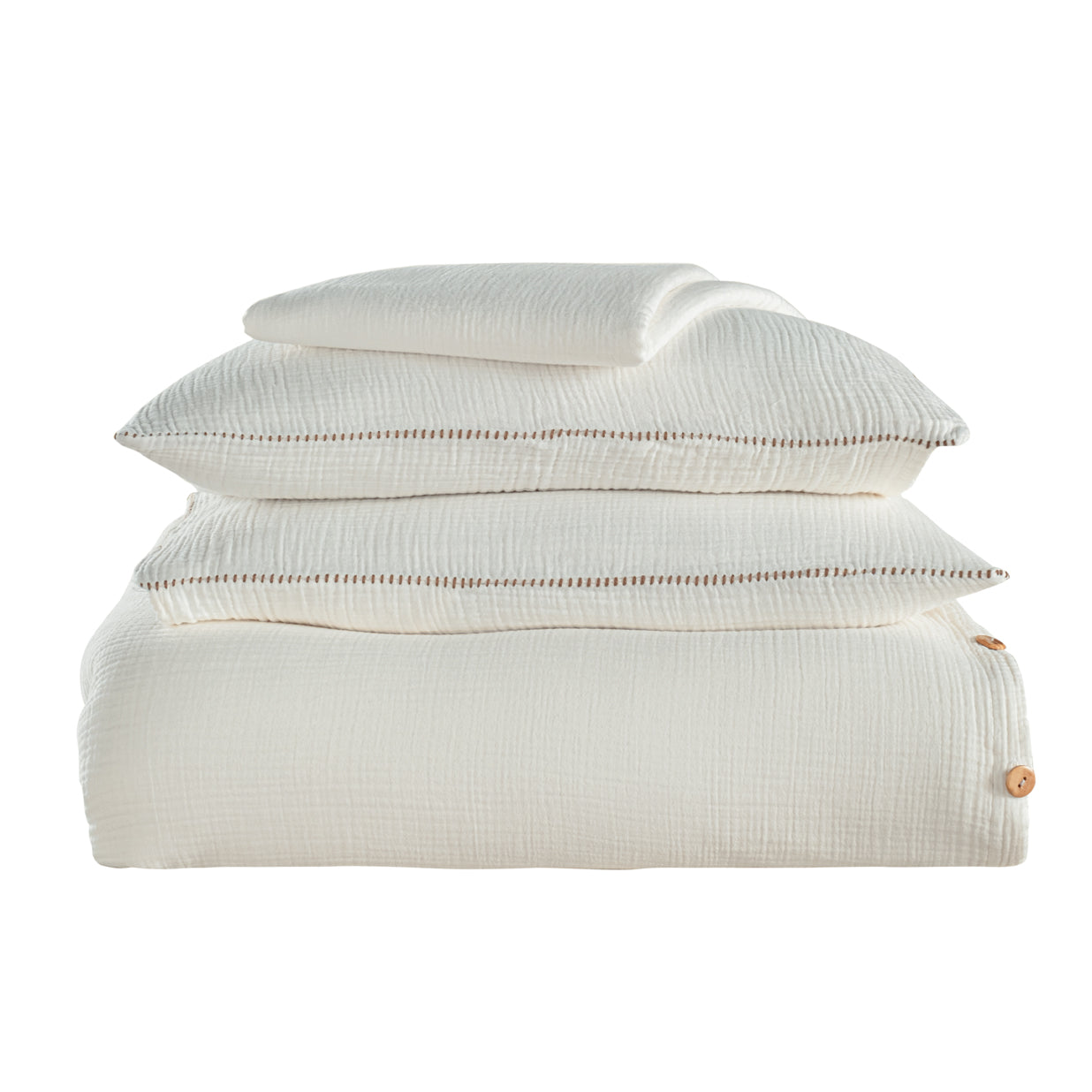 Henna Cream Muslin Cotton Nevresim Takımı