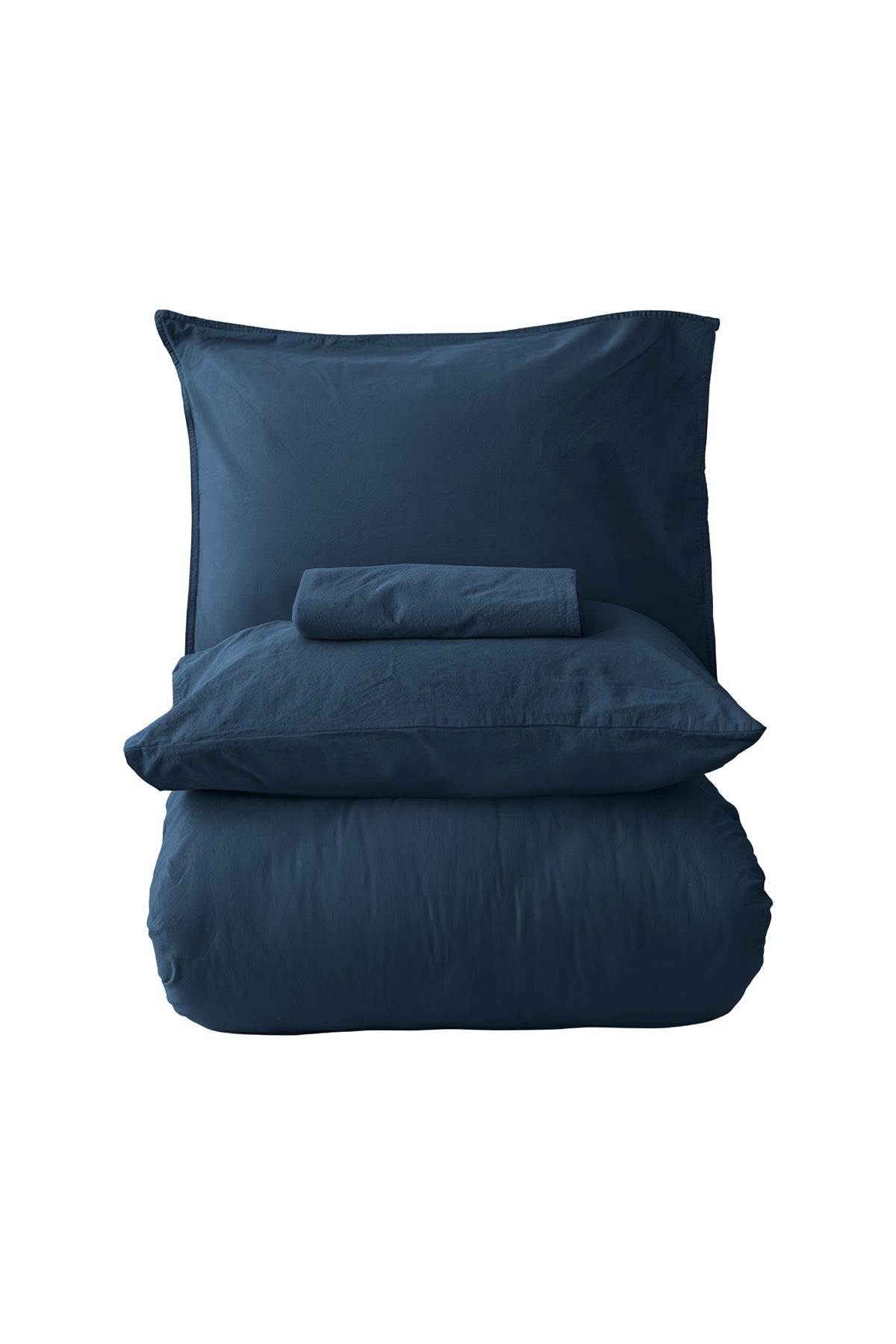 Jadora %100 Pamuk Stonewashed Çift Kişilik Nevresim Takımı Lacivert