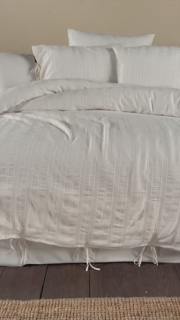 Ardus Krem Natural Cotton Nevresim Takımı